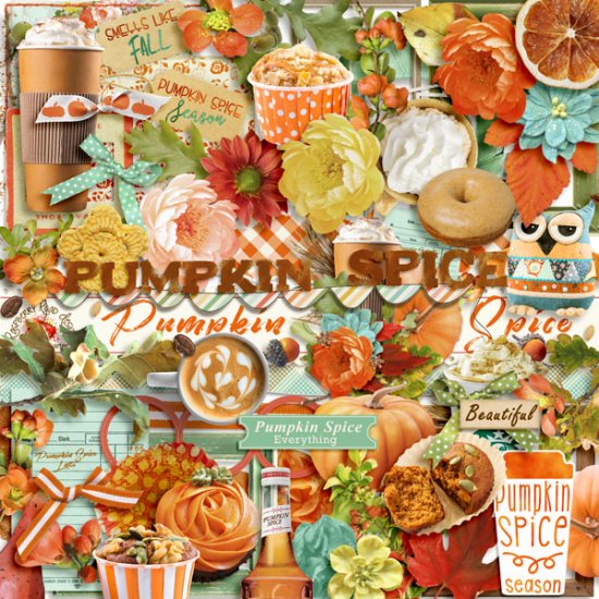 Pumpkin Spice Element Set - Click Image to Close