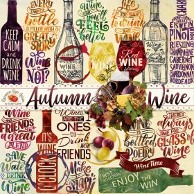 Autumn Wine WordArt
