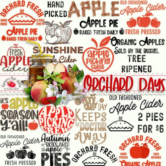 Orchard Days WordArt - Click Image to Close