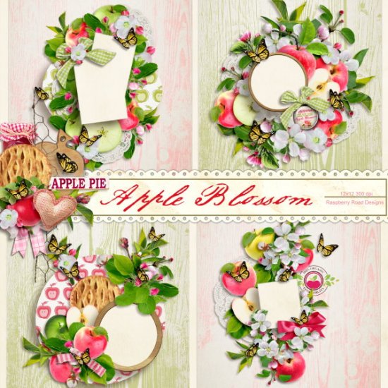 Apple Blossom QP Set - Click Image to Close