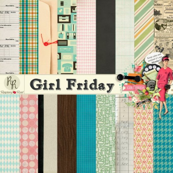 Girl Friday Paper Set - Click Image to Close
