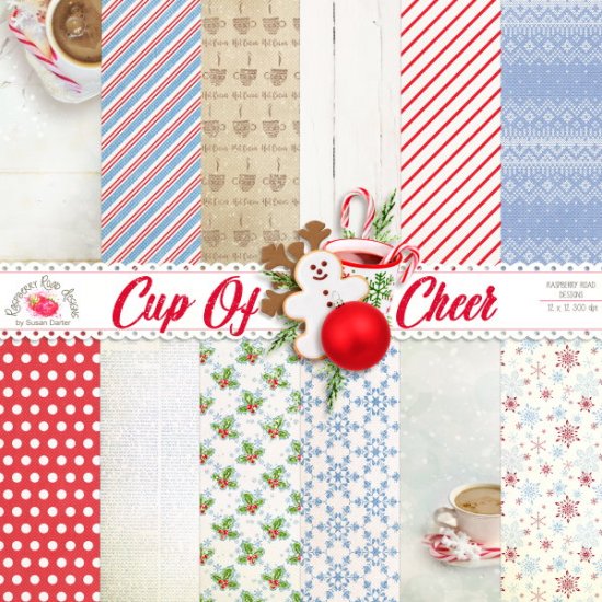 Cup Of Cheer Paper Set - Click Image to Close