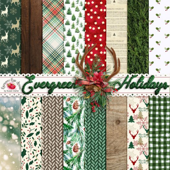 Evergreen Holidays Papers - Click Image to Close