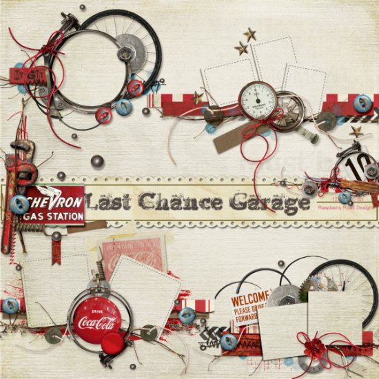 Last Chance Garage Cluster Set - Click Image to Close