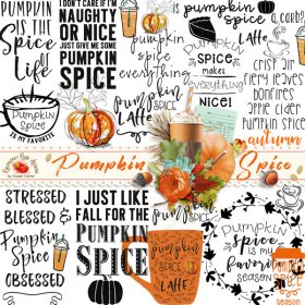 Pumpkin Spice WordArt