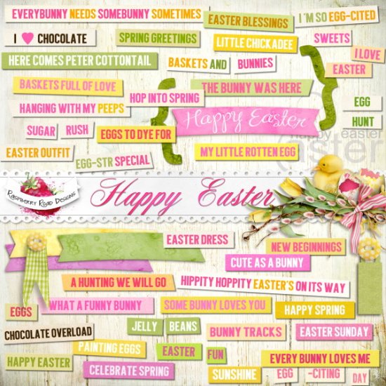 Happy Easter Wordart - Click Image to Close