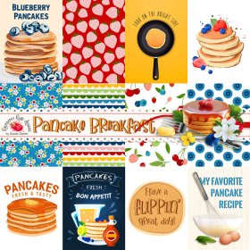 Pancake Breakfast Journal Cards