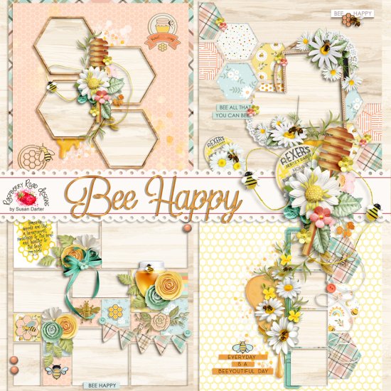 Bee Happy QP Set - Click Image to Close