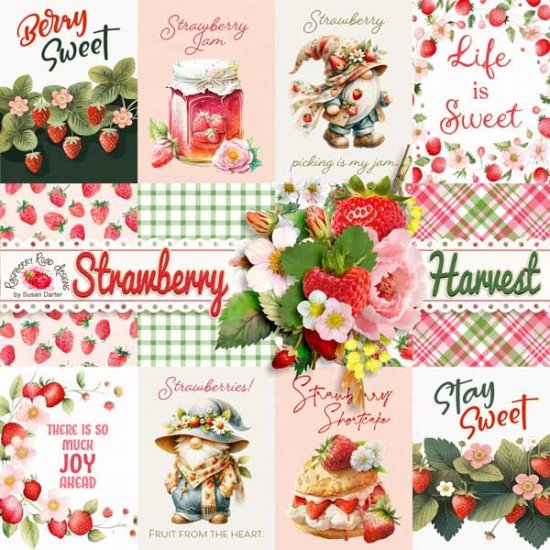 Strawberry Harvest Journal Cards - Click Image to Close