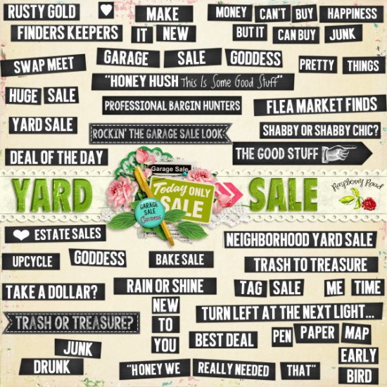 Yard Sale Wordart - Click Image to Close