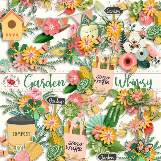 Garden Whimsy Clusters - Click Image to Close