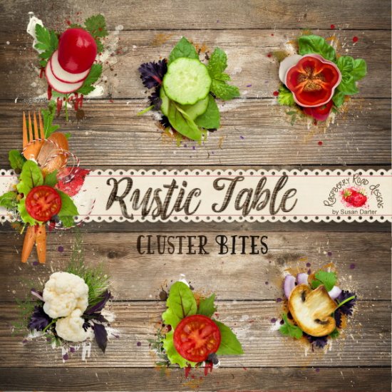 Rustic Table Cluster Bites - Click Image to Close