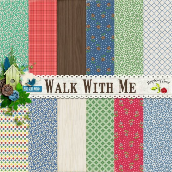 Walk With Me Paper Set - Click Image to Close