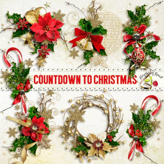 Countdown To Christmas Side Clusters - Click Image to Close