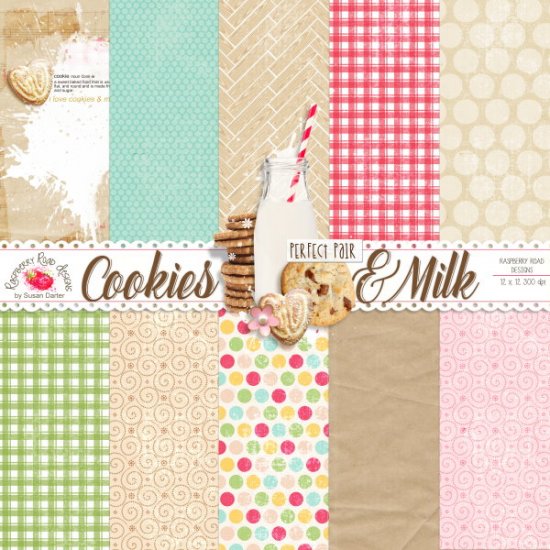Cookies And Milk Papers - Click Image to Close