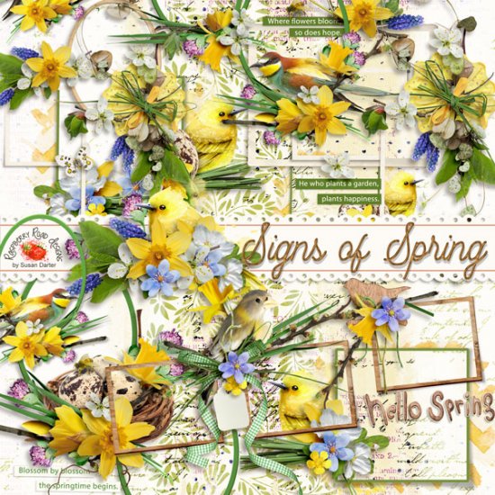 Signs of Spring Clusters - Click Image to Close