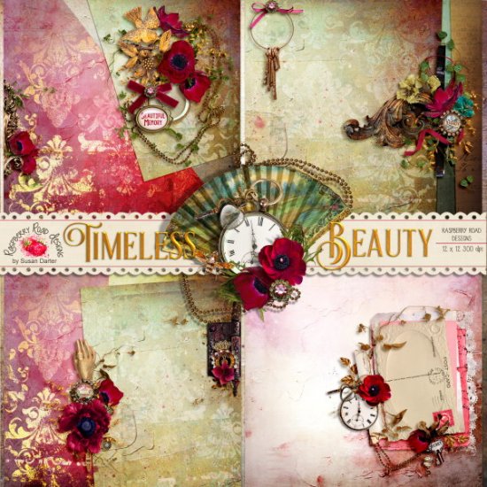 Timeless Beauty Stacked Papers - Click Image to Close