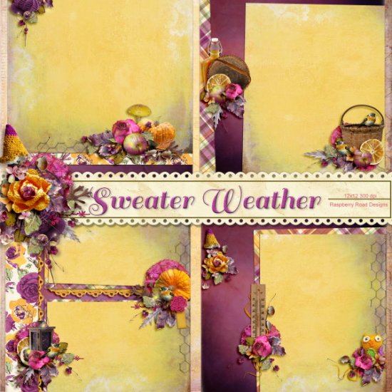 Sweater Weather Stacked Papers - Click Image to Close