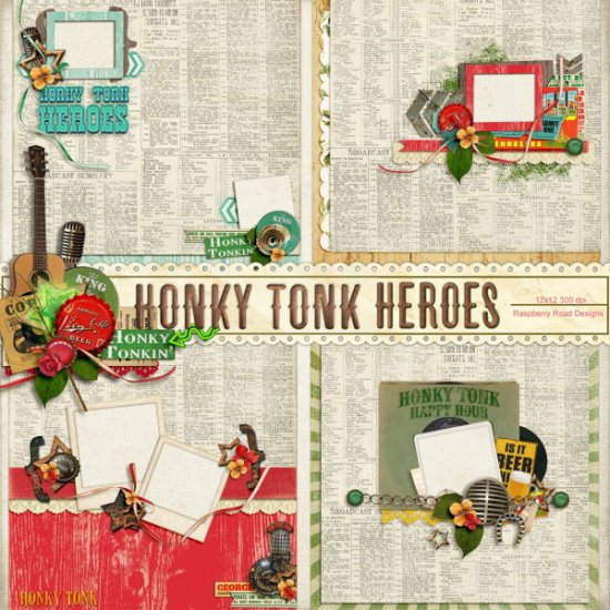 Honky Tonk Heroes QP Set - Click Image to Close