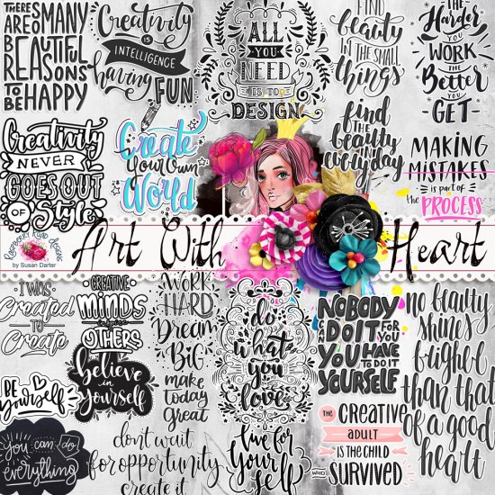 Art With Heart WordArt