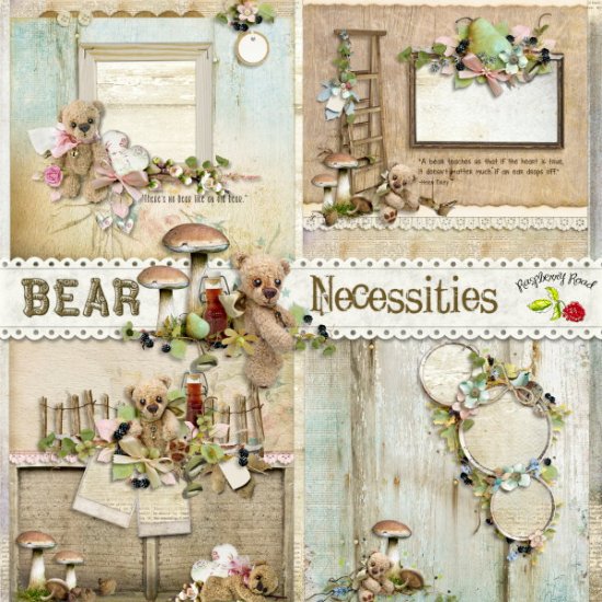 Bear Necessities QP Set - Click Image to Close