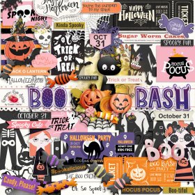 Boo Bash Ephemera Set