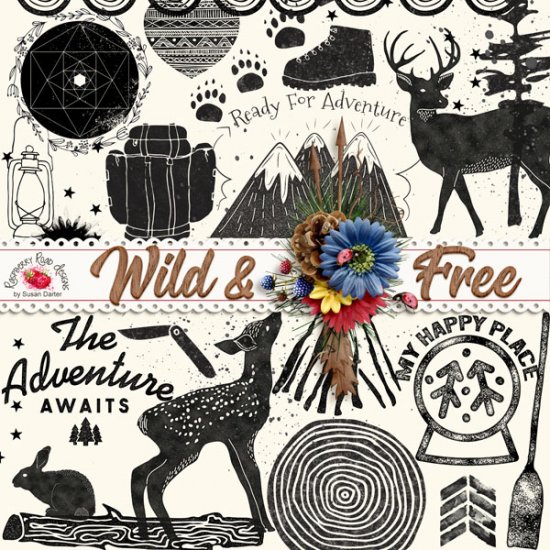 Wild & Free Stamps