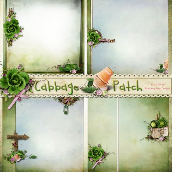 Cabbage Patch StackedPaper Set - Click Image to Close