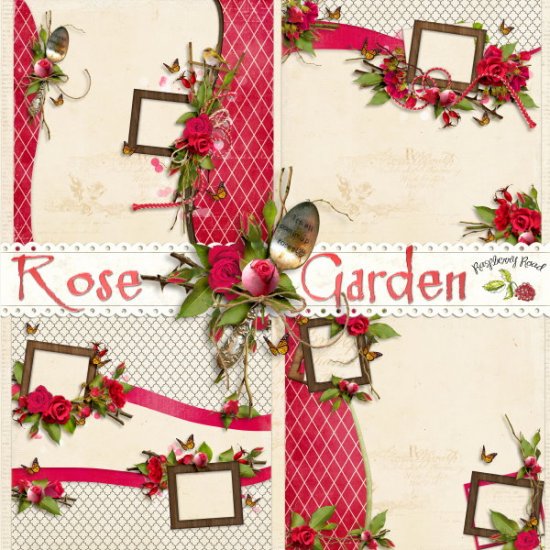 Rose Garden QP Set - Click Image to Close