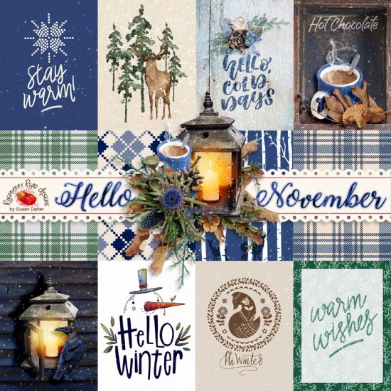 Hello November Journal Cards - Click Image to Close