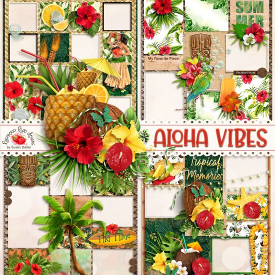 Aloha Vibes QP Set - Click Image to Close