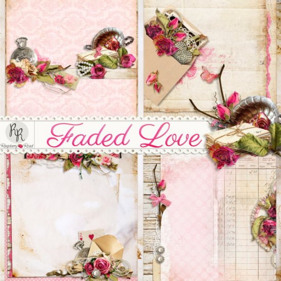 Faded Love Stacked Papers - Click Image to Close