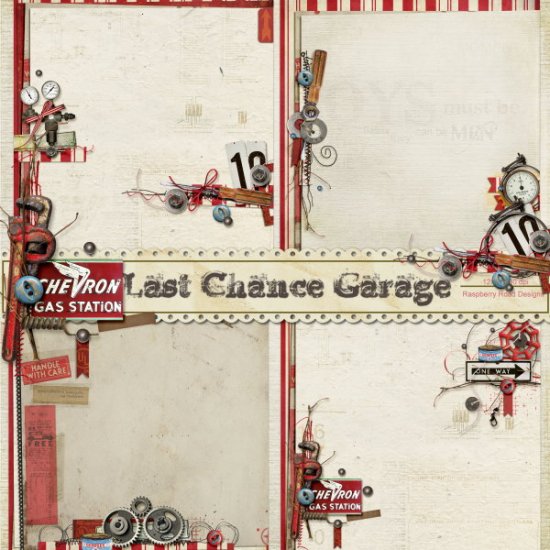 Last Chance Garage Stacked Papers - Click Image to Close