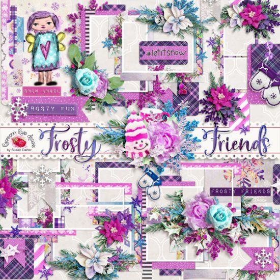 Frosty Friends Cluster Set - Click Image to Close