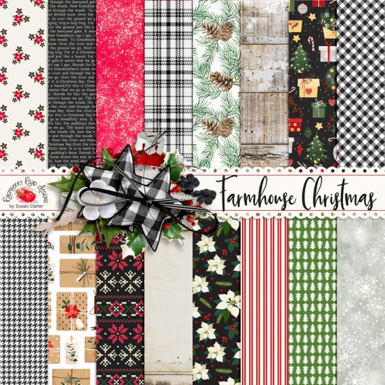 Farmhouse Christmas Papers - Click Image to Close