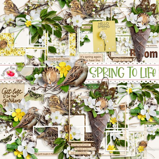 Spring To Life Clusters - Click Image to Close