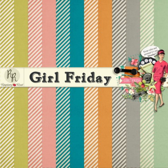 Girl Friday Stripes And Solids - Click Image to Close