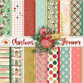 Christmas Shimmer Papers