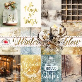 Winter Glow Journal Cards