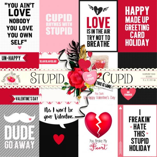 Stupid Cupid Journal Cards - Click Image to Close