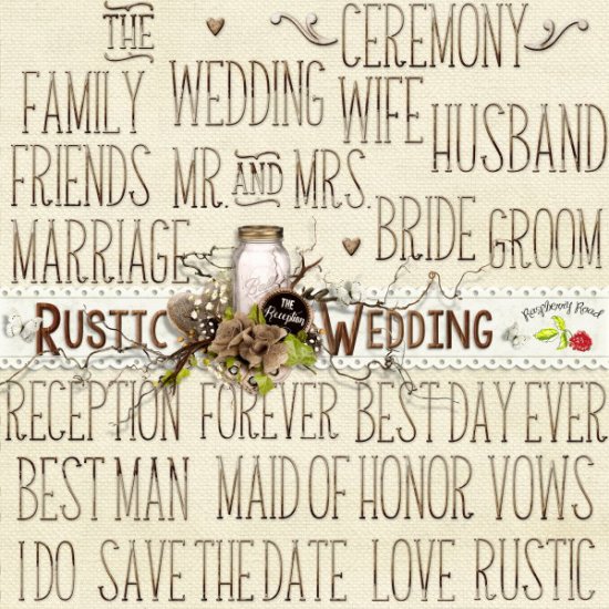 Rustic Wedding Rusty Words - Click Image to Close
