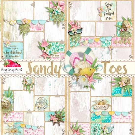 Sandy Toes QP Set2 - Click Image to Close