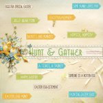 Hunt And Gather WordArt Set