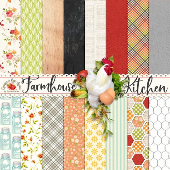 Farmhouse Kitchen Papers - Click Image to Close