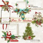 Home For Christmas Cluster Set