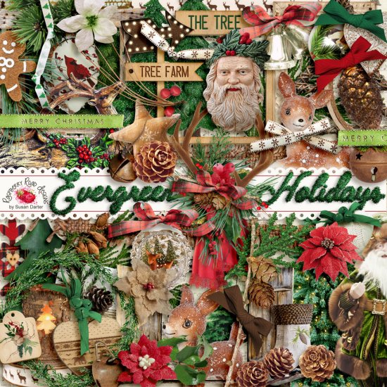 Evergreen Holidays Elements - Click Image to Close
