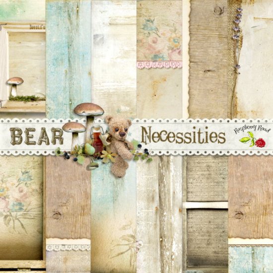 Bear Necessities Paper Set - Click Image to Close