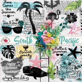 South Pacific Stamp Set