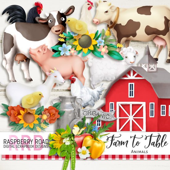 Farm To Table Animals - Click Image to Close
