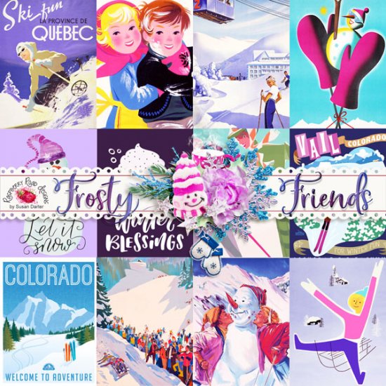Frosty Friends Journal Cards - Click Image to Close